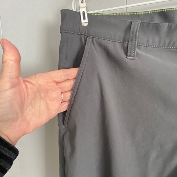 MEN'S Eddie Bauer grey Nylon/Lycra pants 36/34 - Picture 3 of 7